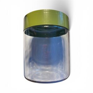 Vintage Pyrex | Set of 3 Set N Store Avocado Glass Canisters with Lids